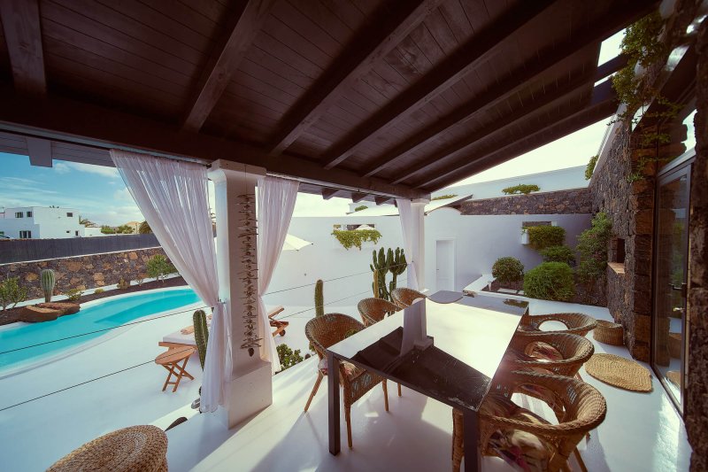 Comedor en la terraza