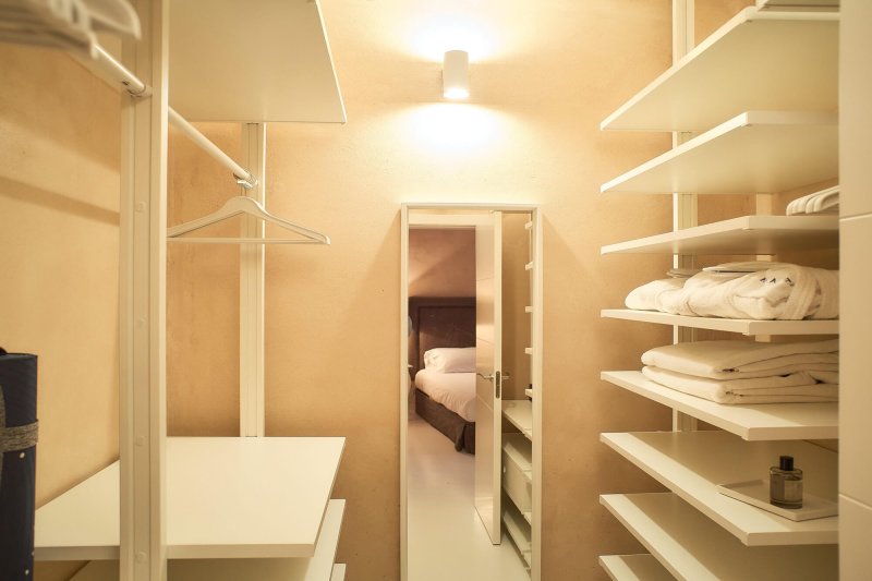 Vestidor en la suite