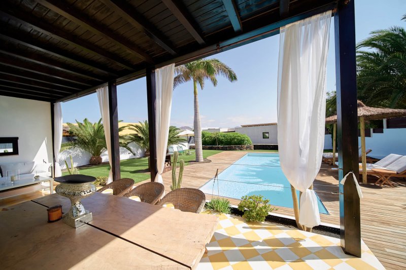 Mesa de la terraza